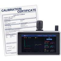Analyseur de la qualit&eacute; de l'air avec support mural/de bureau et certificat de calibration Solutions industrielles ALPHA