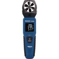 An&eacute;mom&egrave;tre &agrave; h&eacute;lices Bluetooth Smart Series, Enregistrement des donn&eacute;es, Gamme de v&eacute;locit&eacute; d'air de 0,6 - 25 m/sec/118 - 4921 pi/min/2,1 - 90 km/h/1,3 - 55,9 mi/h Solutions industrielles ALPHA