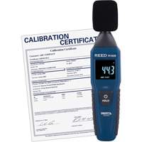 Bluetooth Smart Series Sound Level Meter with Calibration Certificate, 30 - 130 dB Measuring Range Solutions industrielles ALPHA