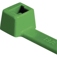 UL Rated PA66 Cable Ties, 4" Long, 18 lbs. Tensile Strength, Green Solutions industrielles ALPHA