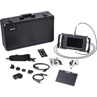 High-Performance Videoscope Kit with Dual HD Camera & Long Camera Probe, 1280" L x 720" W Display, 1024 x 600 pixels, 4.9 mm (0.19") Camera Head Solutions industrielles ALPHA