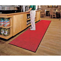 Tapis ColorStar, Essuie-pieds, 3' x 5' x 3/8", Rouge/noir Solutions industrielles ALPHA