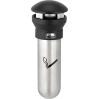 Solutions pour la gestion des m&eacute;gots de cigarettes Infinity, Montage mural, M&eacute;tal, Capacit&eacute; 0,60 gal./0,60 gal. US, Hauteur 18" Solutions industrielles ALPHA