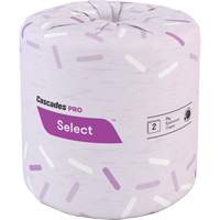 Papier hygi&eacute;nique Pro Select, 2 Pli, 500 Feuilles/Rouleu, Blanc Solutions industrielles ALPHA