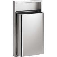 Waste Receptacles, Stainless Steel, 12 US gal. Solutions industrielles ALPHA