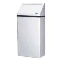 Poubelle murale, Acier, 13,2 gal. US Solutions industrielles ALPHA