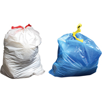 Sure-Tie&reg; Garbage Bags, Strong, 33" W x 38" L, 0.9 mils, Clear, 121.13 L (32 Gal.) Capacity Solutions industrielles ALPHA