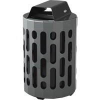 R&eacute;cipients &agrave; d&eacute;chets 2020 Stingray, M&eacute;tal, 42 gal. US Solutions industrielles ALPHA