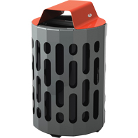R&eacute;cipients &agrave; d&eacute;chets 2020 Stingray, M&eacute;tal, 42 gal. US Solutions industrielles ALPHA