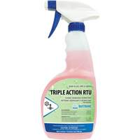 Triple Action - Cleaner, Degreaser, and Disinfectant, 750 ml, Trigger Bottle Solutions industrielles ALPHA