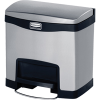 Slim Jim&reg; Waste Container, Stainless Steel, 4 US gal. Capacity Solutions industrielles ALPHA