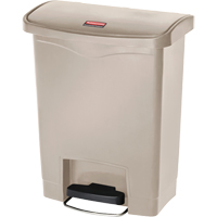 Slim Jim&reg; Waste Container, Resin, 8 US gal. Capacity Solutions industrielles ALPHA