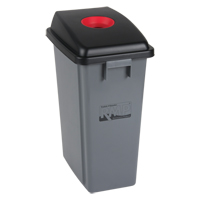 Bac &agrave; d&eacute;chets et de recyclage, Plastique, 16 gal. US Solutions industrielles ALPHA