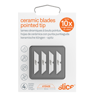 Slice Pointed-Tip Ceramic Box Cutter Blades, Single Style Solutions industrielles ALPHA