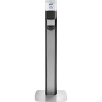 Messenger ES6 Silver Panel Floor Stand with Dispenser Solutions industrielles ALPHA