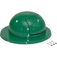 Couvercle pour baril &agrave; d&eacute;chets, Couvercle bomb&eacute;, M&eacute;tal, Convient aux contenants 23-1/2" dia. Solutions industrielles ALPHA