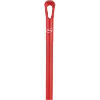 Manche ultra hygi&eacute;nique, Balai/Grattoir/Raclette, Rouge, Ergonomique, 59" lo Solutions industrielles ALPHA