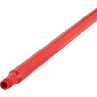 Manche ultra hygi&eacute;nique, Balai/Grattoir/Raclette, Rouge, Ergonomique, 59" lo Solutions industrielles ALPHA