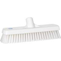 Deck & Wall Scrub Brush, Stiff Bristles, 12", Polyester, White Solutions industrielles ALPHA
