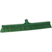 Balai-brosse &agrave; soies combin&eacute;es, Crins Cors&eacute;/Fin, 24", Polyester, Vert Solutions industrielles ALPHA