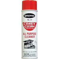 Crazy Clean&reg; All Purpose Cleaner, 20 oz., Aerosol Can Solutions industrielles ALPHA