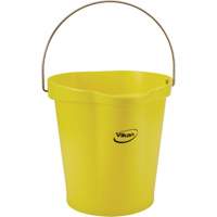 Food Hygiene Bucket, Yellow, 3 US gal. Solutions industrielles ALPHA