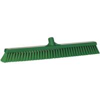 Small Particle Push Broom Head, Fine Bristles, 24", Polyester, Green Solutions industrielles ALPHA
