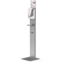 Touch-Free Hand Sanitizer Dispenser Floor Stand Solutions industrielles ALPHA