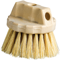 Brosse de nettoyage ronde, 5" l, Soies Tampico, Beige Solutions industrielles ALPHA