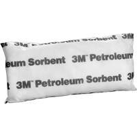 Petit tampon absorbant pour produits p&eacute;troliers, Huile seulement, 15" lo x 7" la, 12,7 gal absorption/pqt Solutions industrielles ALPHA