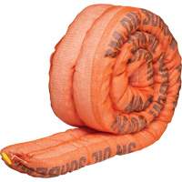 Barri&egrave;re de pollution absorbante double pour produits p&eacute;troliers, Huile seulement, 10' lo x 4" la, Absorption 36,8 gal Solutions industrielles ALPHA