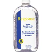 Response&reg; Hand Sanitizer Gel with Aloe, 950 ml, Refill, 70% Alcohol Solutions industrielles ALPHA