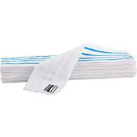 Tampon vadrouille jetable, Style Boucles et crochets, Microfibre, 18" lo x 4" la Solutions industrielles ALPHA