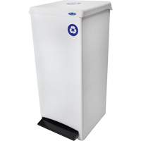 Poubelle &agrave; commande au pied, Acier, 25 gal. US Solutions industrielles ALPHA