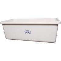 Transport Storage Tub, Plastic, White Solutions industrielles ALPHA