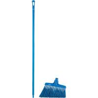 Angle Broom Head with Handle, X-Coarse Bristles, 12", Polyester, Blue Solutions industrielles ALPHA