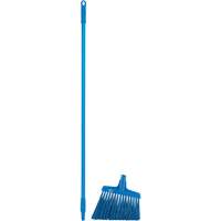 Angle Broom Head with Handle, X-Coarse Bristles, 12", Polyester, Blue Solutions industrielles ALPHA