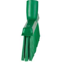 Dustpan Broom with Angled Thread, Medium Bristles, 10", Polyester, Green Solutions industrielles ALPHA