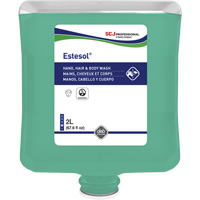 Estesol&reg; Hand, Hair and Body Cleaner, 2 L, Rain Forest, Plastic Cartridge Solutions industrielles ALPHA