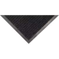 Twin Rib Matting, Wiper/Scraper, 3' x 5' x 1/4", Charcoal Solutions industrielles ALPHA