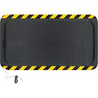 Hog Heaven Electrically Conductive Mat, 3' W x 5' L, 5/8" Thickness, Black/Yellow, Nitrile Solutions industrielles ALPHA
