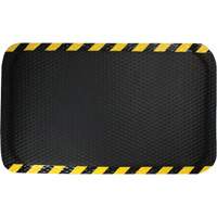 Hog Heaven Mat, Diamond, 3' x 5' x 5/8", Black/Yellow, Nitrile Solutions industrielles ALPHA