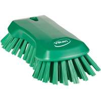 Brosse &agrave; main, Soies Tr&egrave;s ferme, Longueur de 9-1/10", Vert Solutions industrielles ALPHA