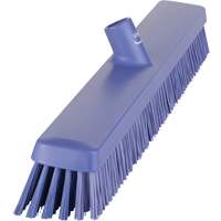 Heavy-Duty Push Broom, Fine/Stiff Bristles, 24", Purple Solutions industrielles ALPHA