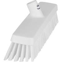 Push Broom Head, Fine/Stiff Bristles, 16-1/2", Polyester/Polypropylene, White Solutions industrielles ALPHA