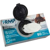 Lingettes nettoyantes extra-larges, 80 lingettes, 8" x 8" Solutions industrielles ALPHA