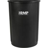 Poubelle demi-ronde, Poly&eacute;thyl&egrave;ne, 21 gal. US Solutions industrielles ALPHA
