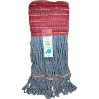 Wide-Band Mop Head, Antimicrobial/Floor Finishing/Specialty, Cotton/Rayon/Synthetic, Loop Style Solutions industrielles ALPHA