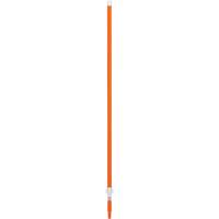 Manche, Balai/Brosse/Vadrouille &agrave; &eacute;pousseter/Support &agrave; tampon/Grattoir/Raclette/Vadrouille humide, Orange, T&eacute;lescopique, 62" - 109-2/5" lo Solutions industrielles ALPHA