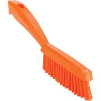 Brosse &agrave; main &eacute;troite &agrave; manche court, Soies Tr&egrave;s ferme, Longueur de 11-4/5", Orange Solutions industrielles ALPHA